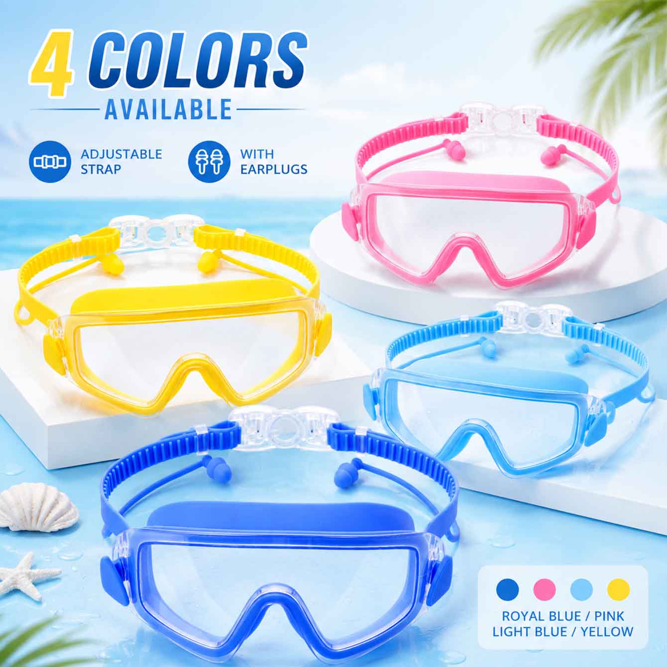 Snorkel Dry Top - 1PC Swim Goggles Snorkel Diving Mask