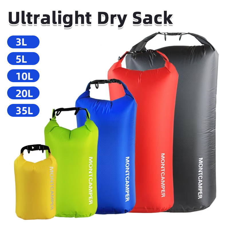 Dry Bag Roll Top - Ultralight Dry Sack 3/5/10/20/35L Drifting Swimming