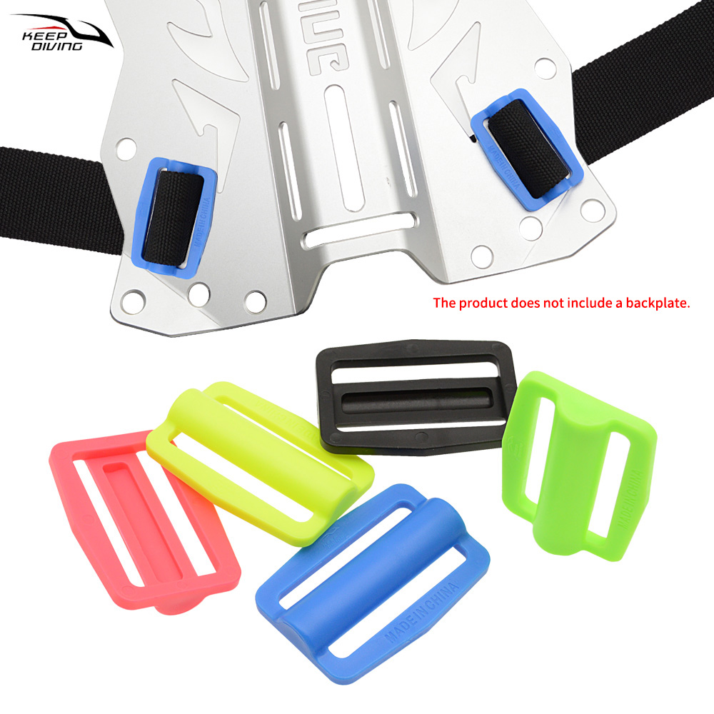 Aquatic Diving - 2pcs POM Scuba Diving Backplate Webbing