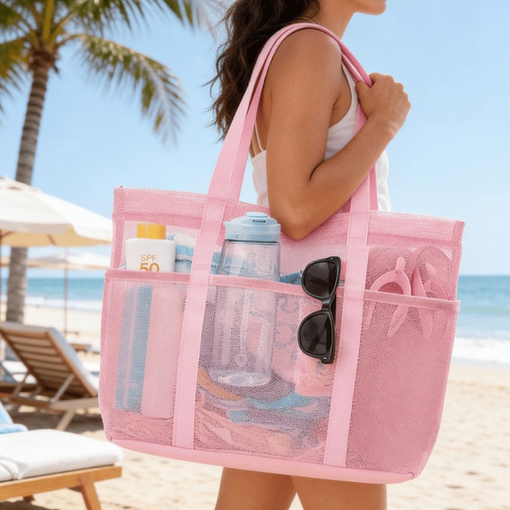 Dry Bag Roll Top - Fashion Quick Dry Mesh Beach Tote