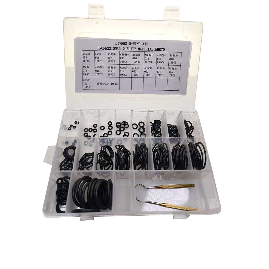 200PC Scuba Diving O-Ring Kit  - Aquatic Diving ulasan dan harga