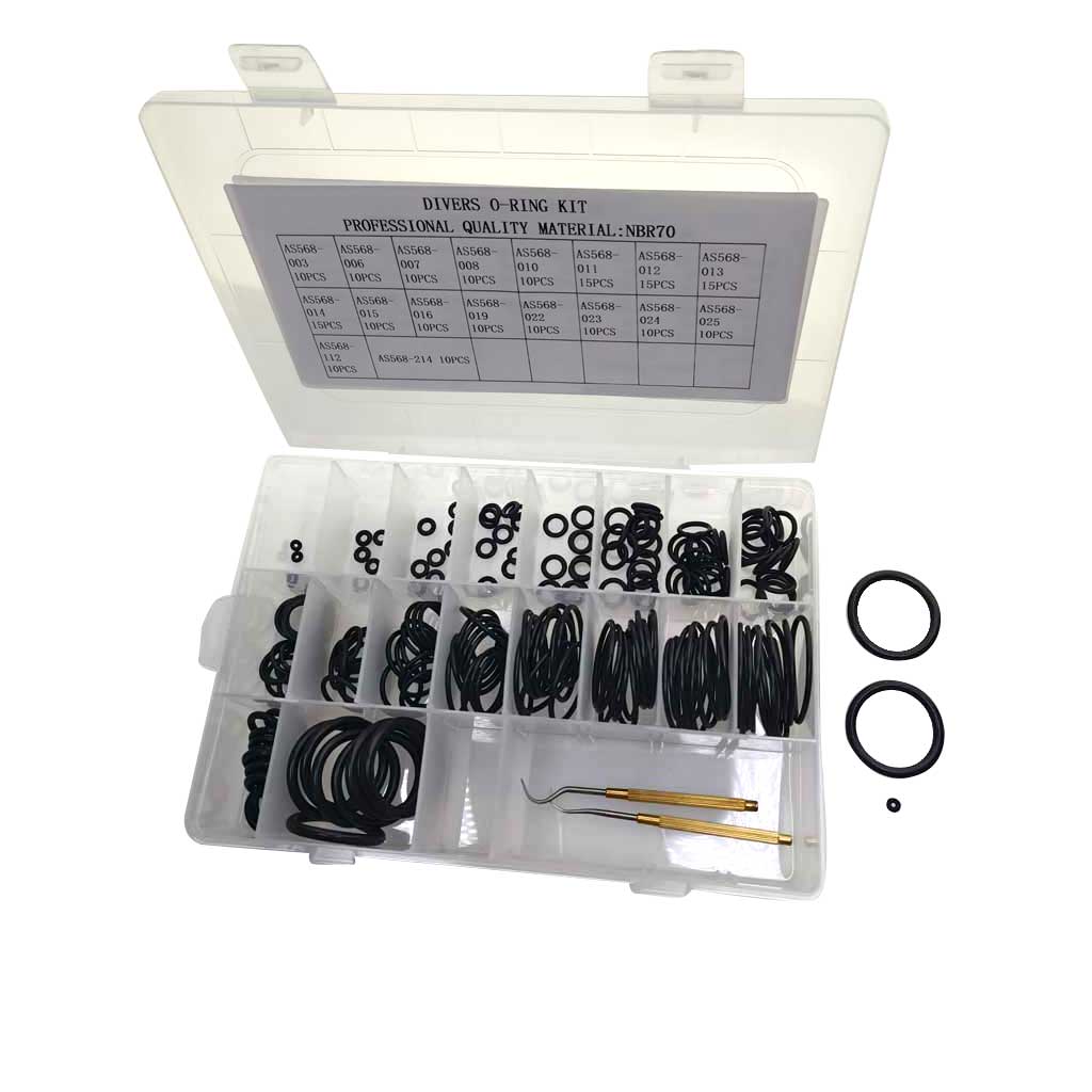 200PC Scuba Diving O-Ring Kit  - Aquatic Diving ulasan dan harga