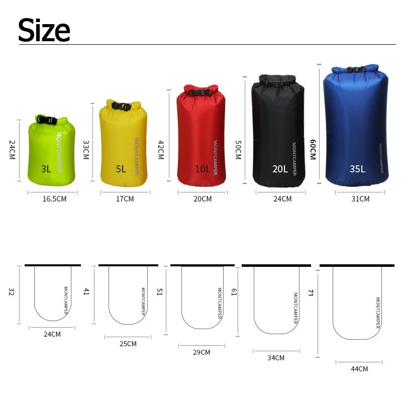 Ultralight Dry Sack 3/5/10/20/ - Dry Bag Roll Top ulasan dan harga