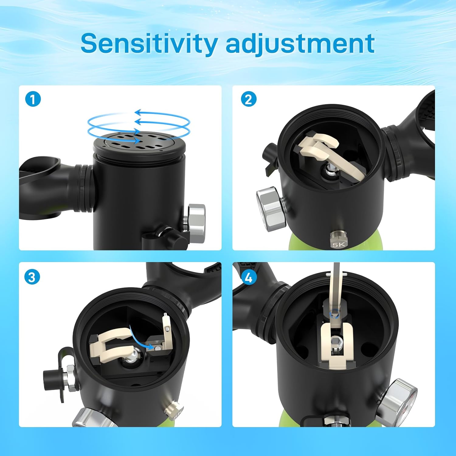 HOUVAN 0.5L Mini Diving Tank w - Aquatic Diving ulasan dan harga