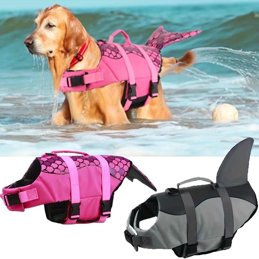 Shark/Mermaid Dog Life Jacket  - Life Jacket Buoyancy ulasan dan harga