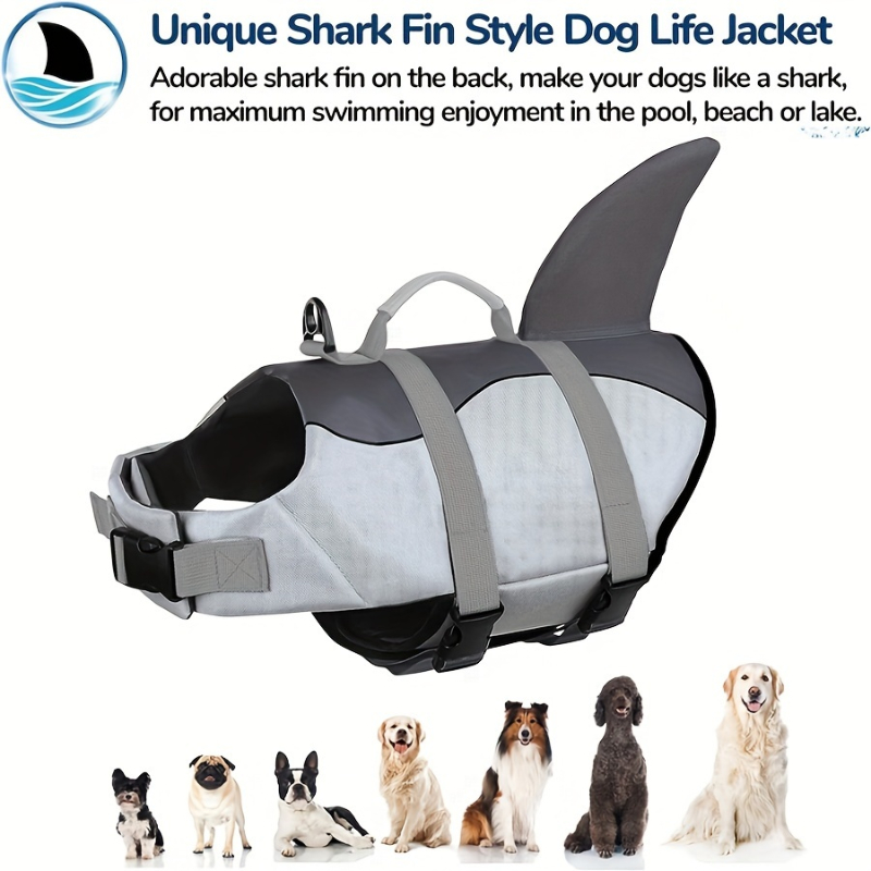 Shark/Mermaid Dog Life Jacket  - Life Jacket Buoyancy ulasan dan harga
