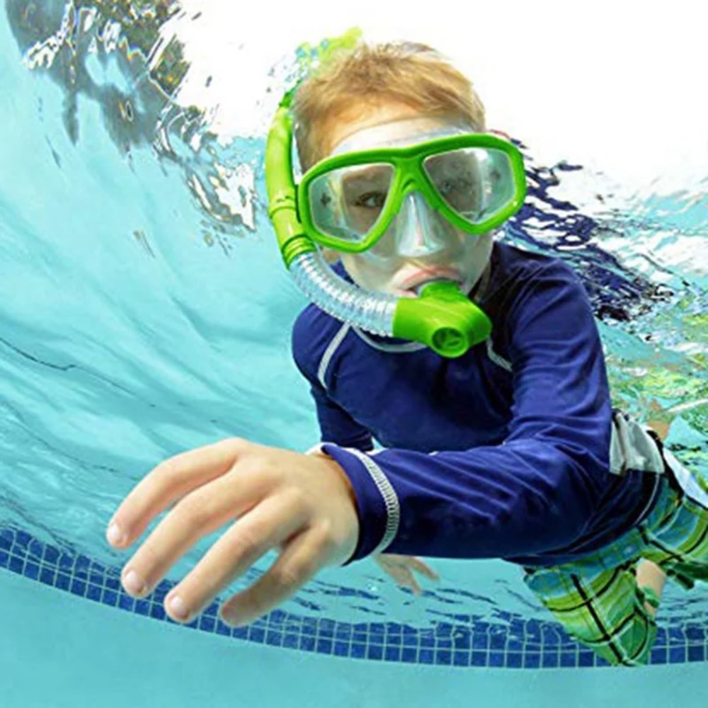 Kids Snorkel Set Scuba Snorkel - Snorkel Dry Top ulasan dan harga