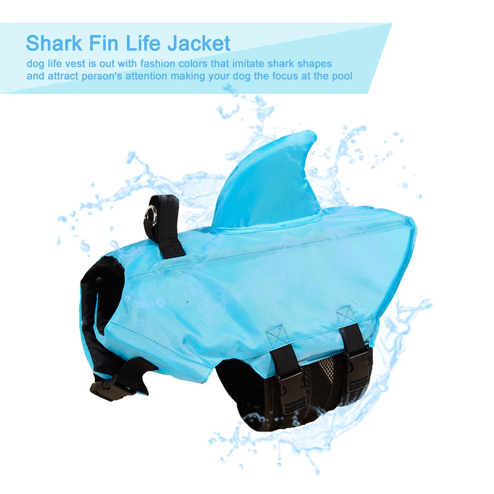 2026 Shark Fin Dog Life Jacket - Life Jacket Buoyancy ulasan dan harga
