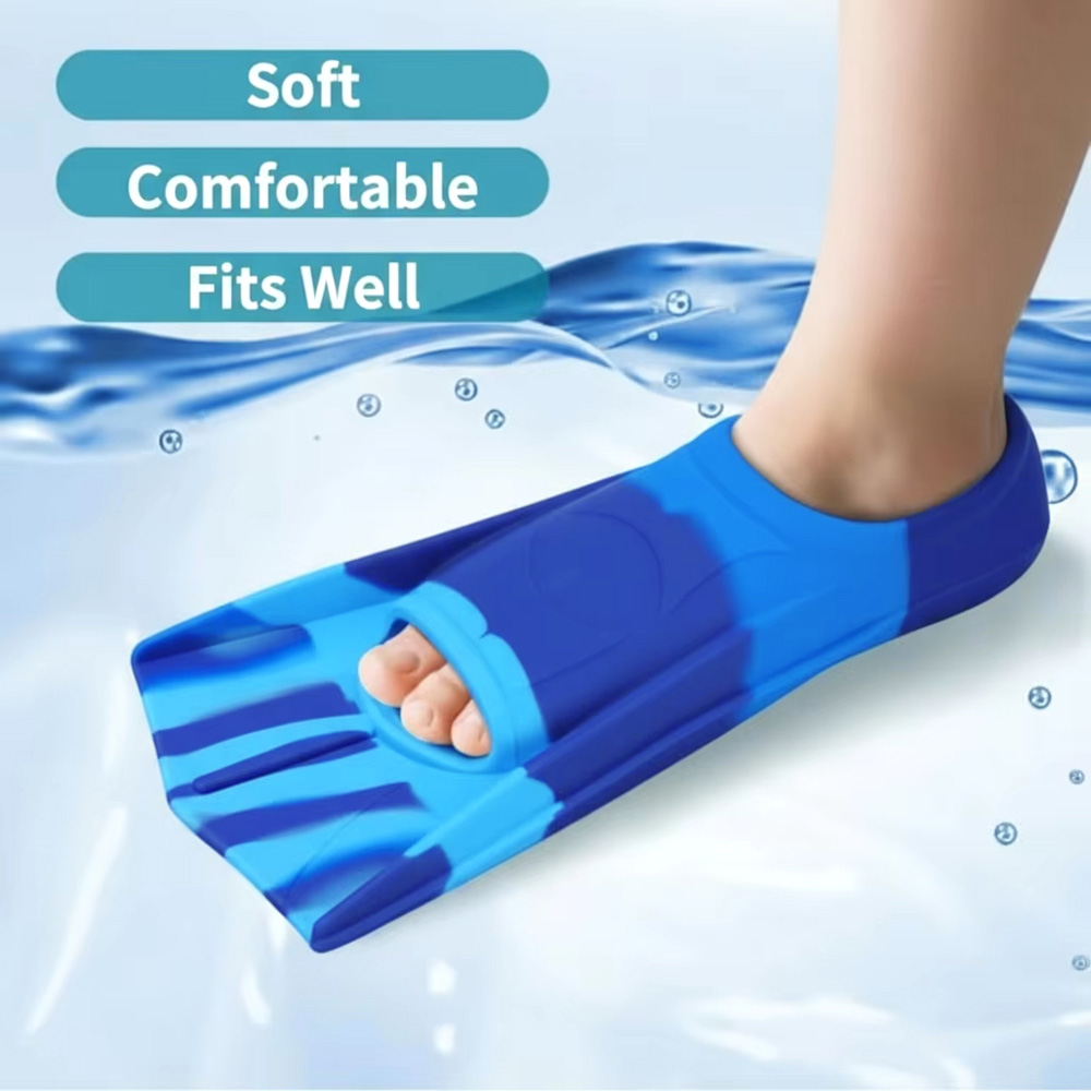 Silicone Swimming Flippers Sno - Snorkel Dry Top ulasan dan harga