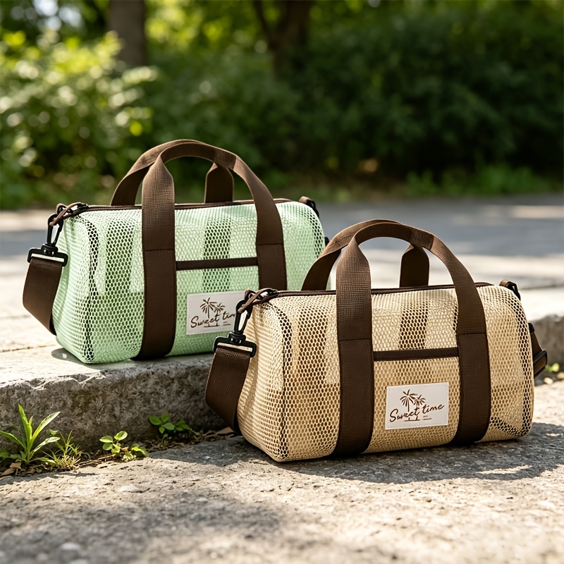 Mesh Beach Travel Duffel Bag Q - Dry Bag Roll Top ulasan dan harga