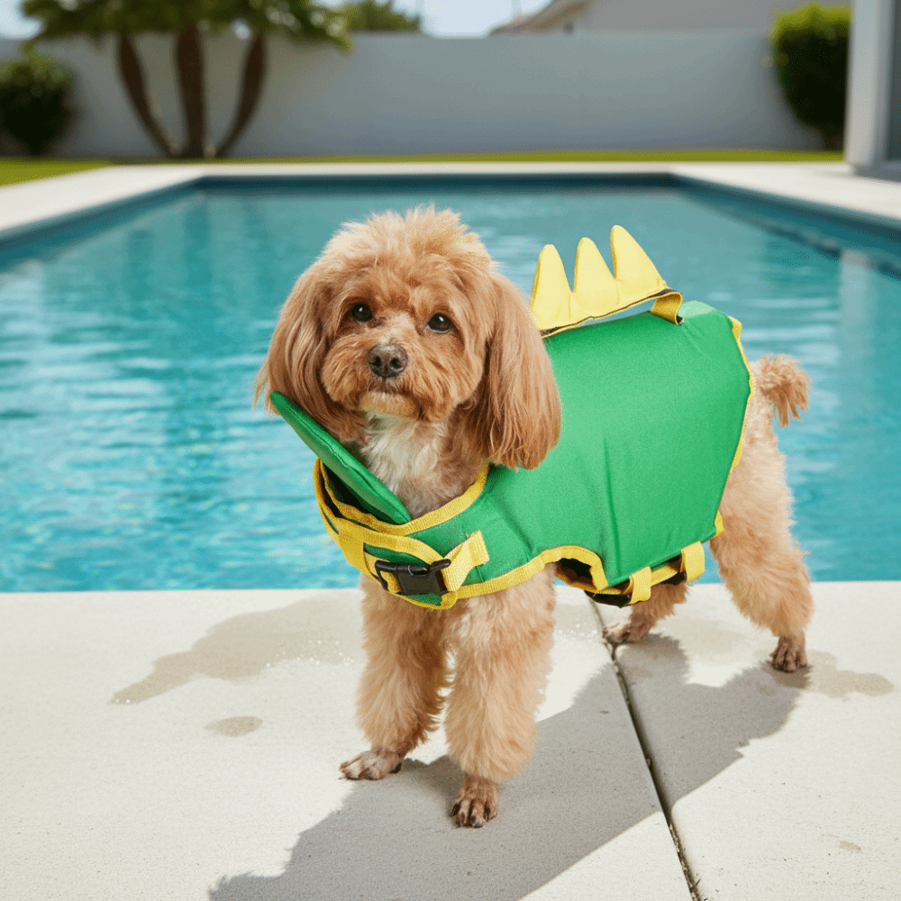 Adjustable Dog Life Jacket Bee - Life Jacket Buoyancy ulasan dan harga