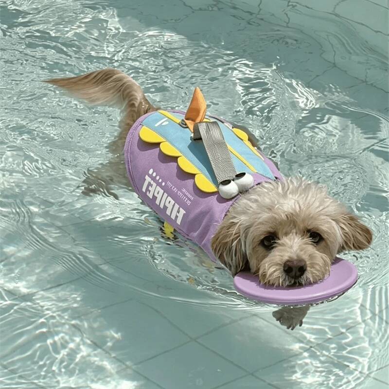 Dog Life Jacket Cute Shark Sha - Life Jacket Buoyancy ulasan dan harga
