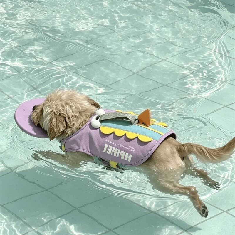 Dog Life Jacket Cute Shark Sha - Life Jacket Buoyancy ulasan dan harga